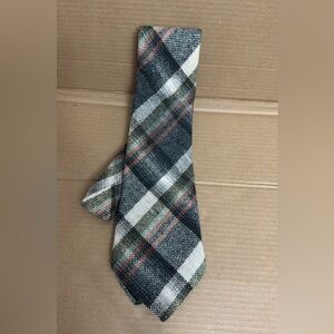 VINTAGE ST.MICHAEL TIE 100% WOOL TARTAN SCOTLAND SPECIAL HOLIDAY PARTY